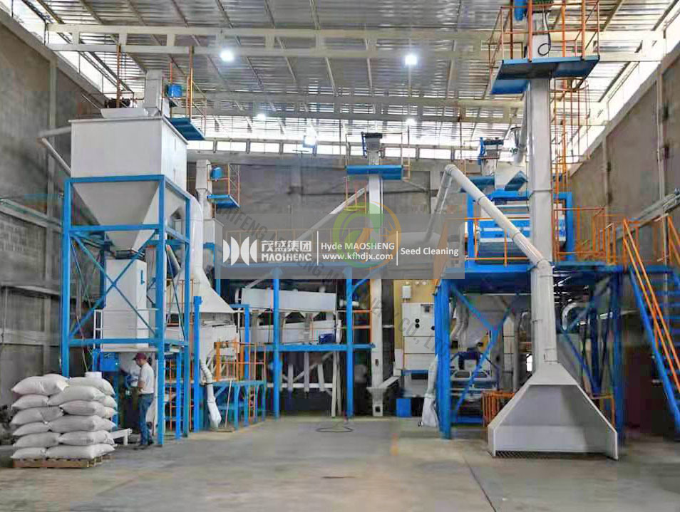 Завершенный комплект оборудования для очистки семян зерновых культур, машины для очистки семян кунжута